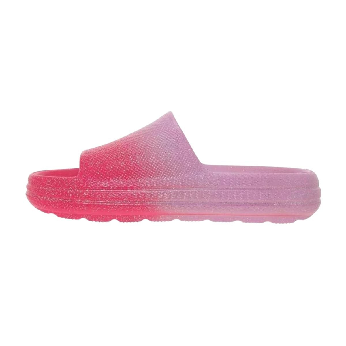 Chinelo Infantil Slide Nuvem Molekinha Rosa Rosa 7