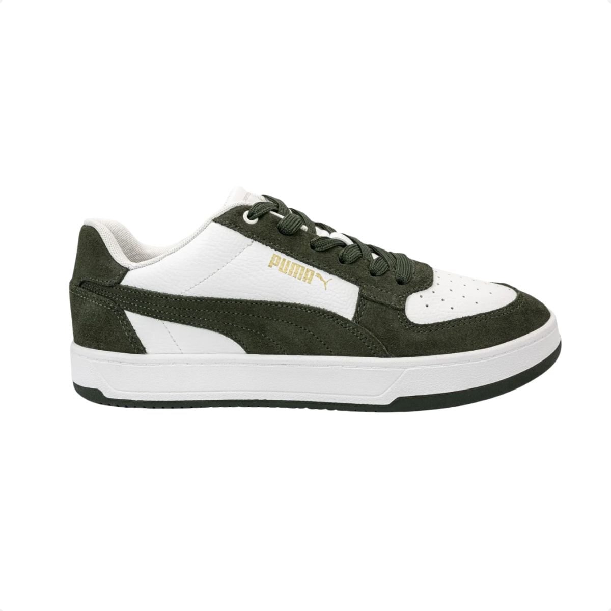 Tênis Casual Masculino Puma Caven 2.0 Mono Bdp Verde Branco/Verde 1