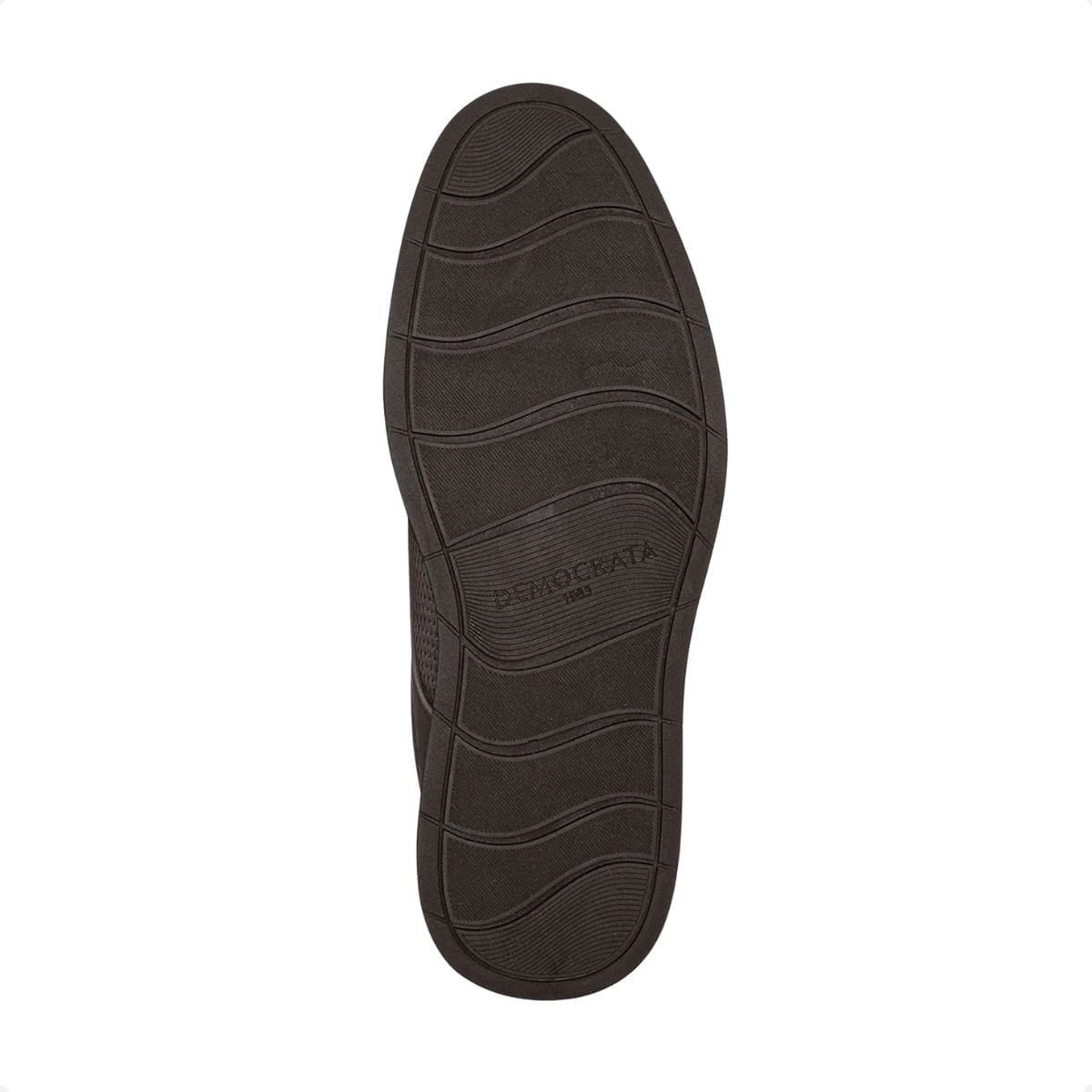 Sapato Masc Esporte Fino Democrata Type 272101-005 Marrom 5
