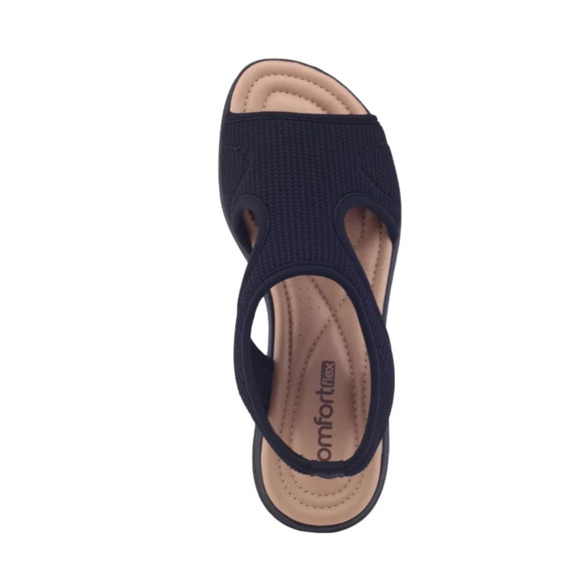 Sandália Feminina Anabela Comfortflex Preta Preto 3