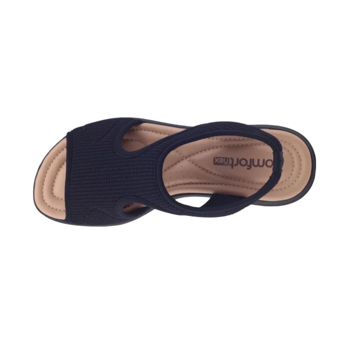 Sandália Feminina Anabela Comfortflex Preta Preto 6