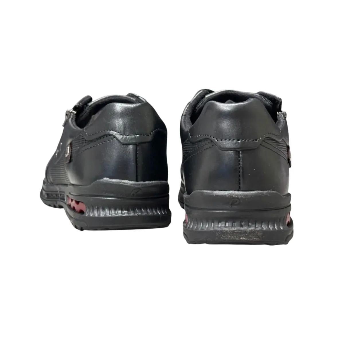 Sapatênis Masculino De Couro Pegada Preto Preto 5