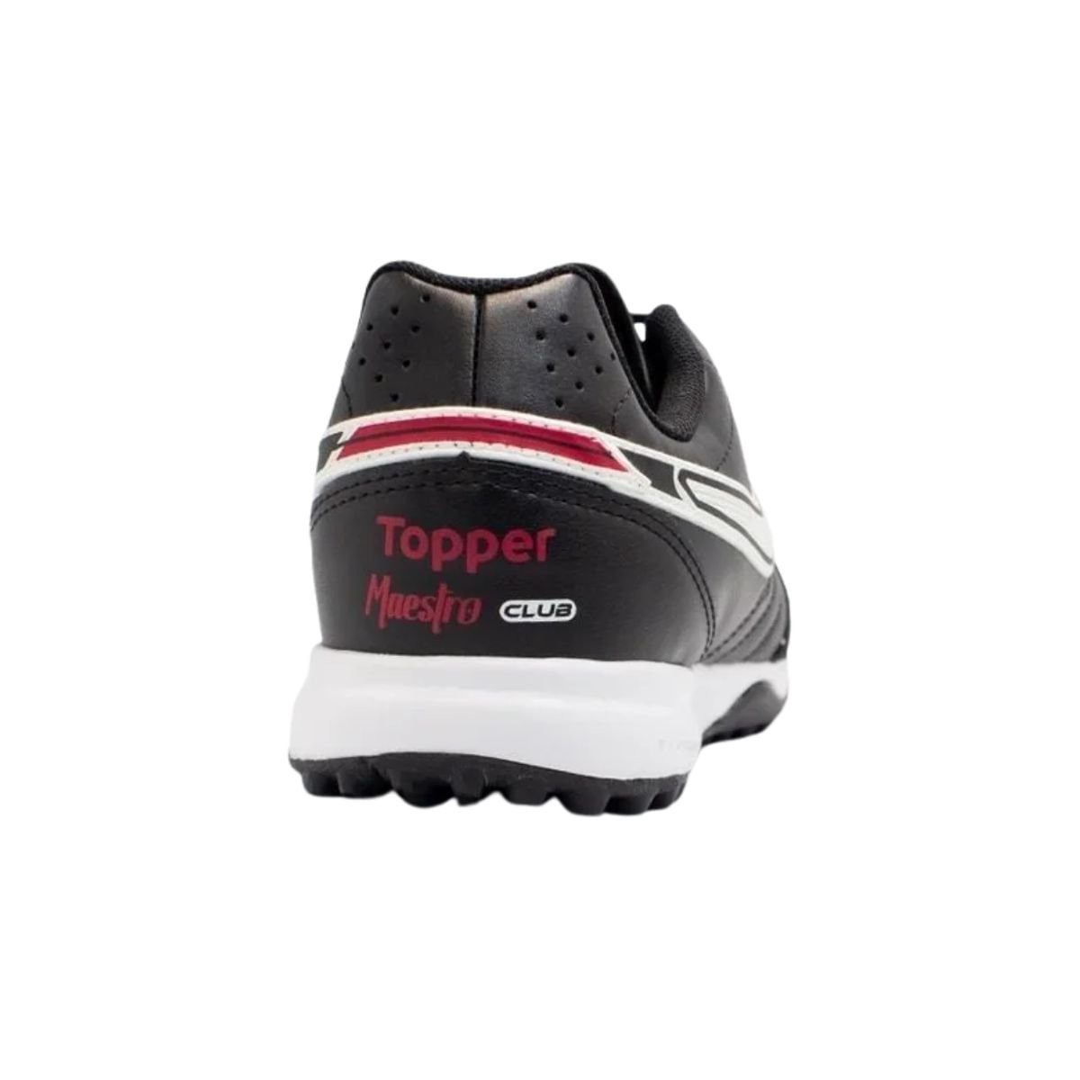 Chuteira Indoor Masculina Topper Maestro Club V Preta Preto/Branco 5