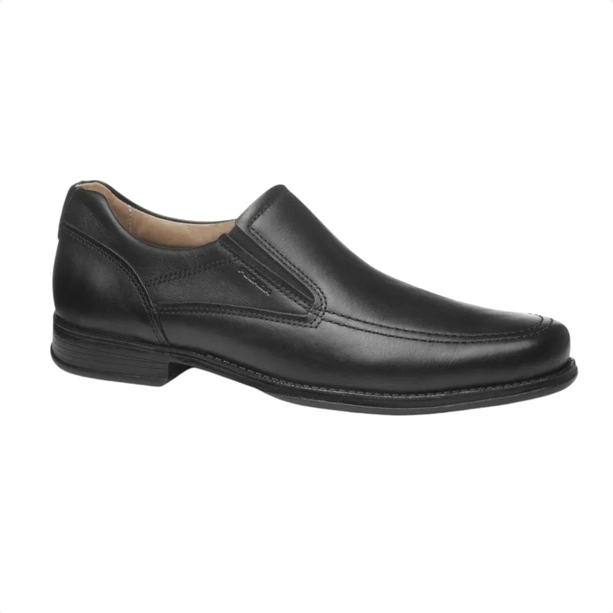 Sapato Masculino Pegada Fluence Em Couro Preto