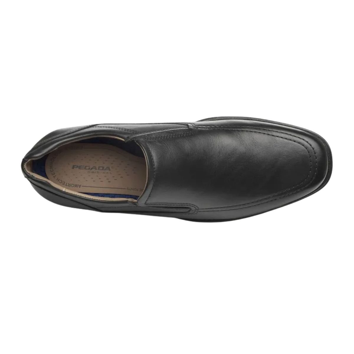 Sapato Masculino Pegada Fluence Em Couro Preto Preto 3