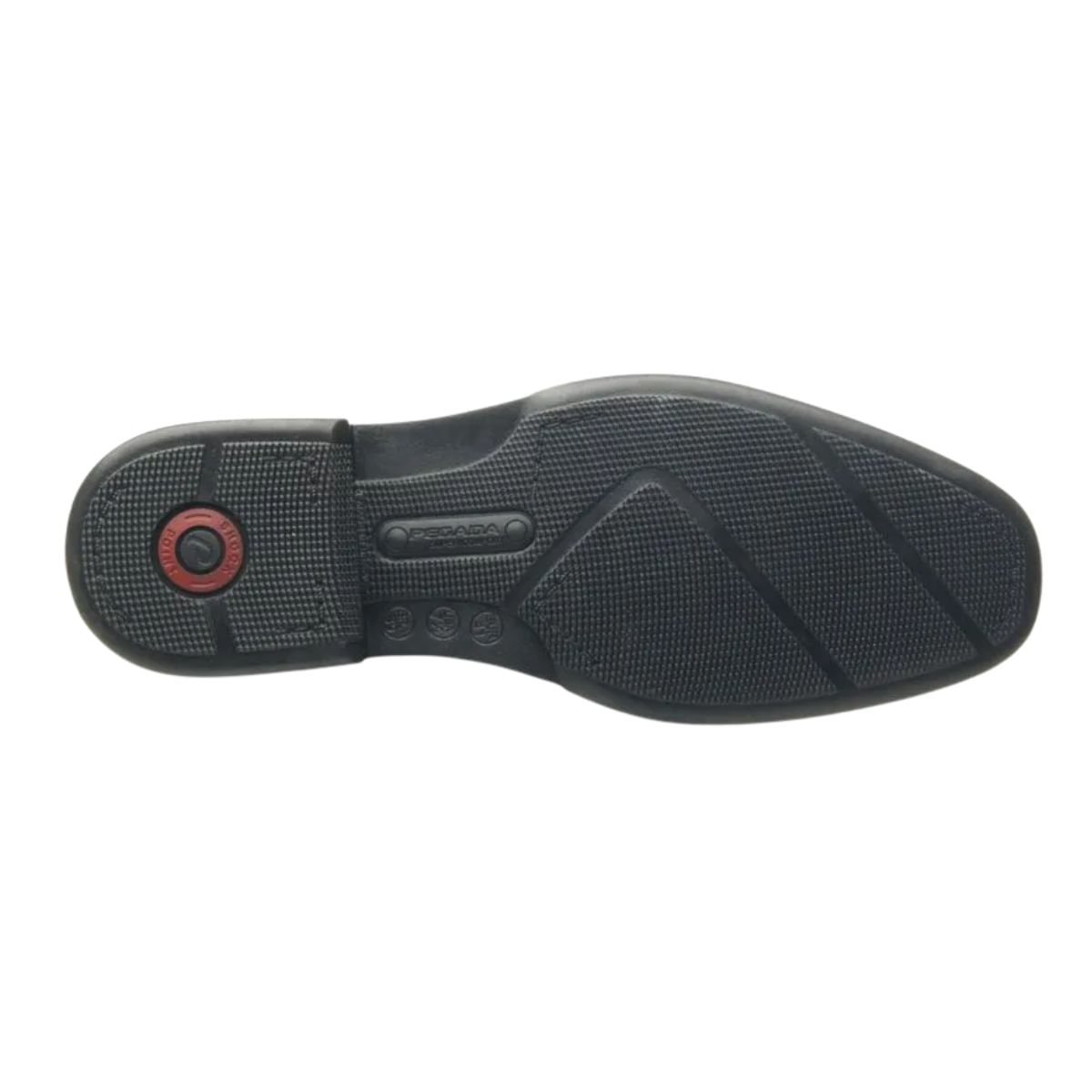 Sapato Masculino Pegada Fluence Em Couro Preto Preto 4