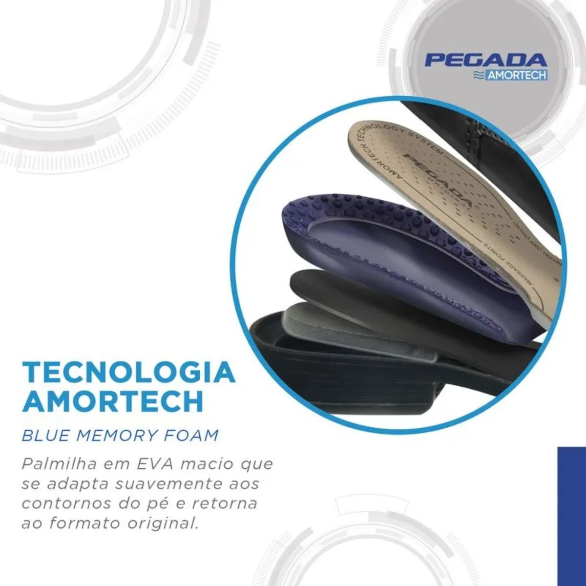 Sapato Masculino Pegada Fluence Em Couro Preto Preto 8