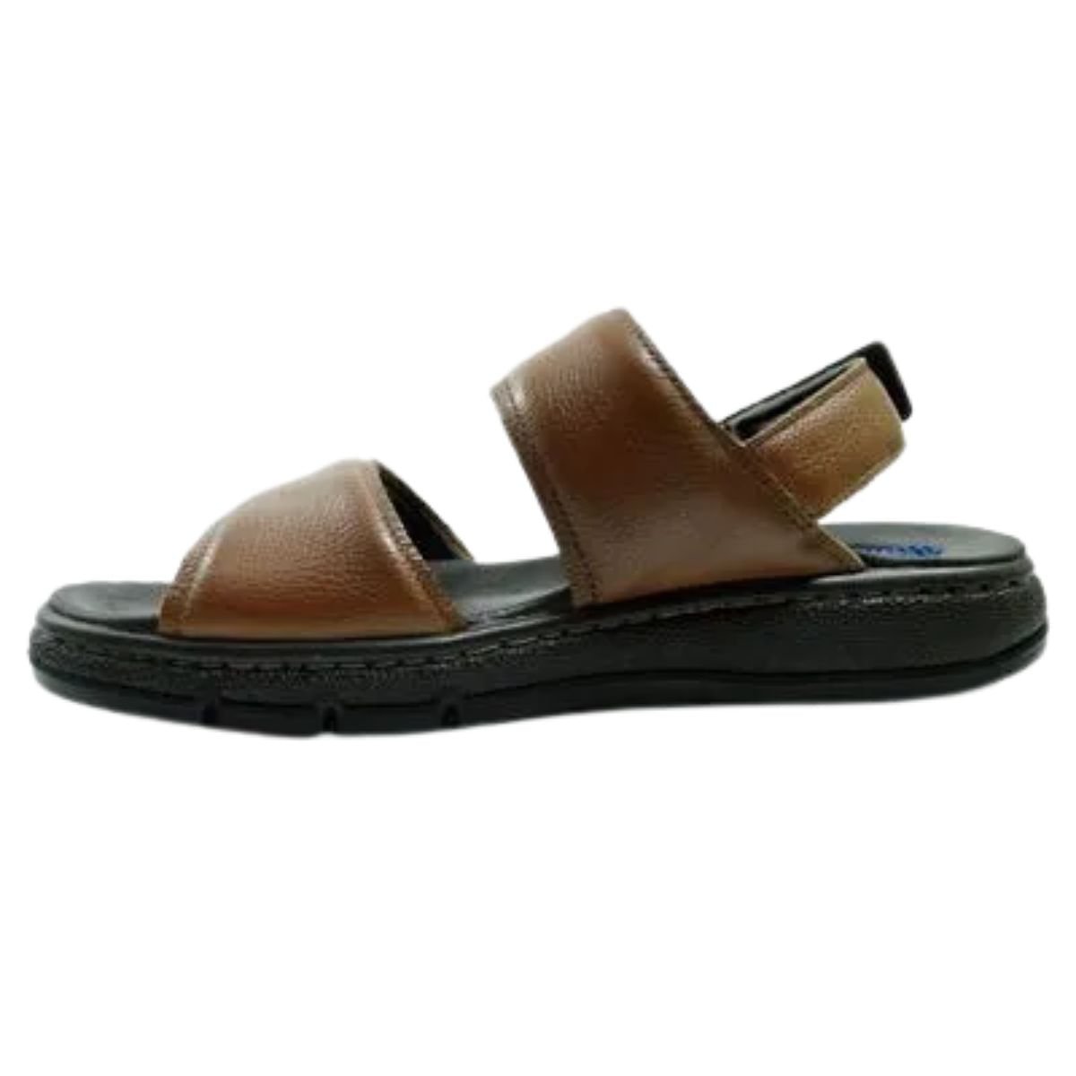 Sandália Masculina De Couro Pegada Marrom Terracota 5
