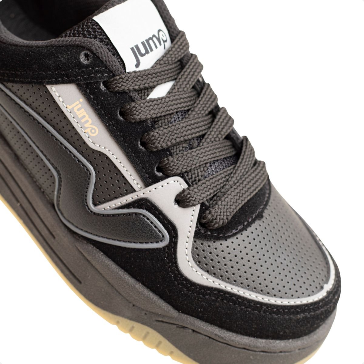 Jump Shoes Street Flow Preto Preto/Cinza 3