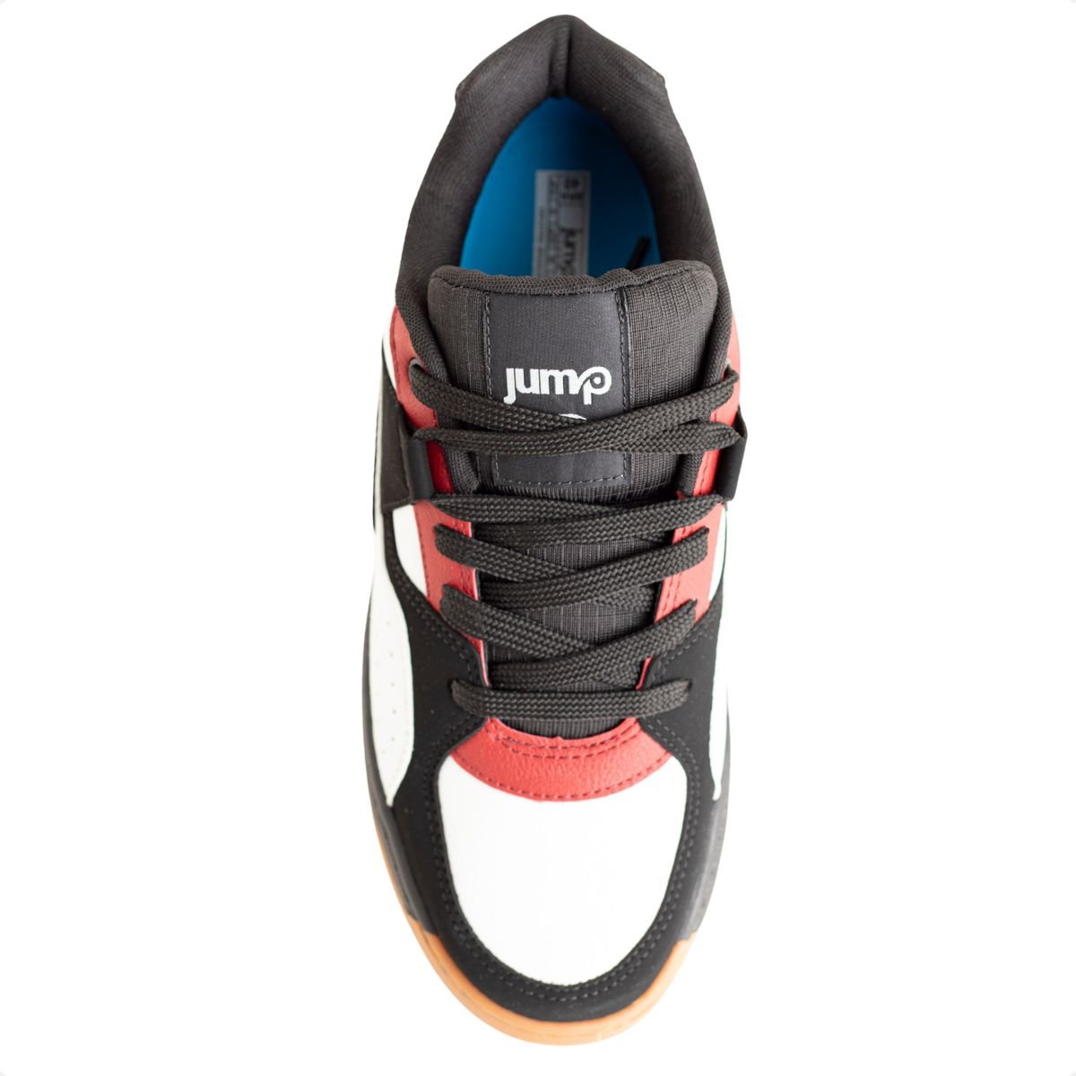 Jump Shoes X-Trail Preto E Branco Preto/Branco/Vermelho 6