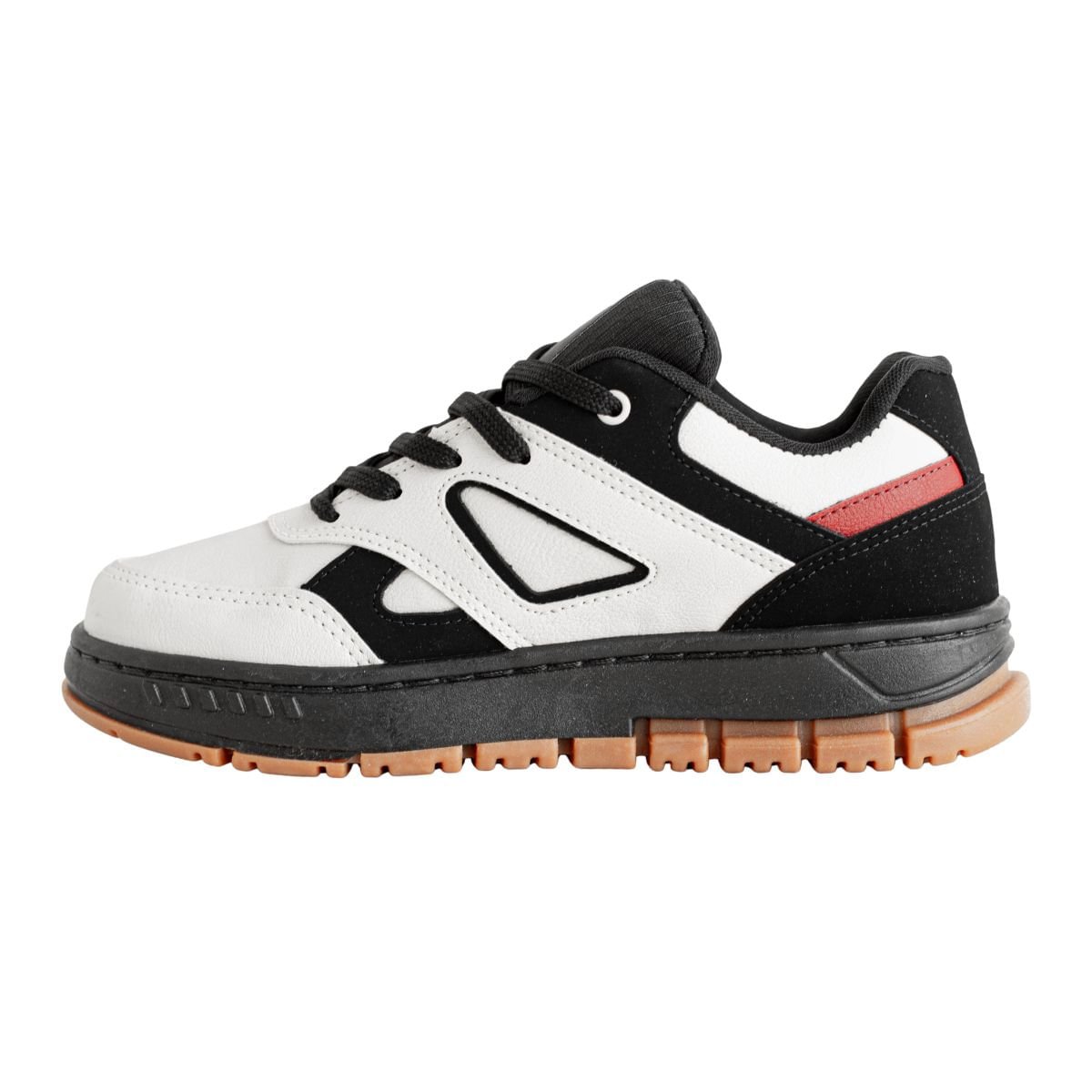 Jump Shoes Core Street Branco E Preto Off White/Preto/Vermelho 5