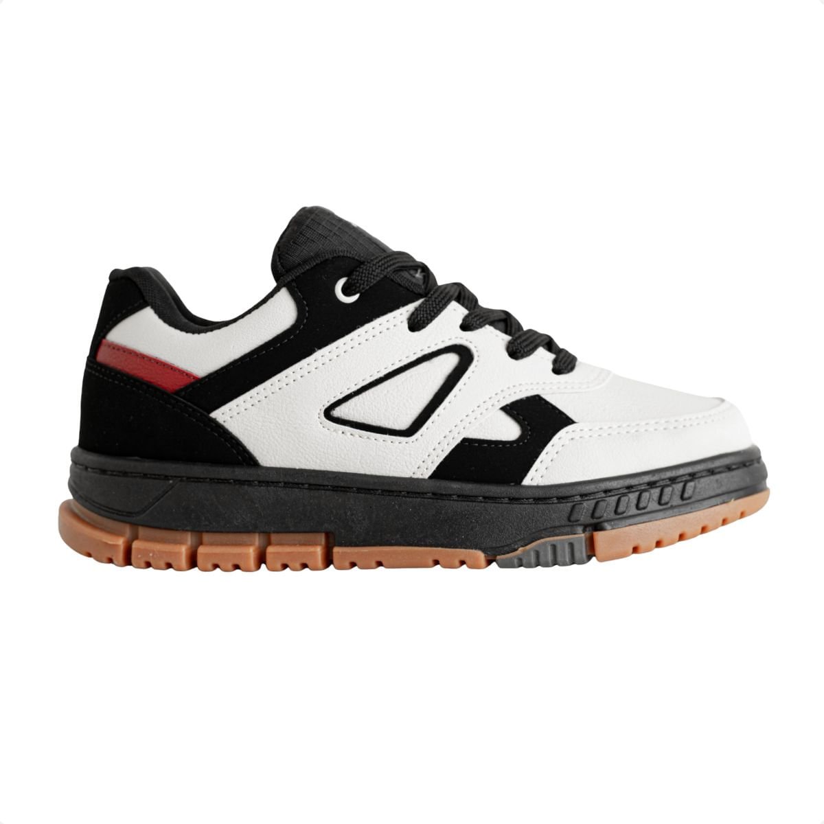 Cor Off White/Preto/Vermelho