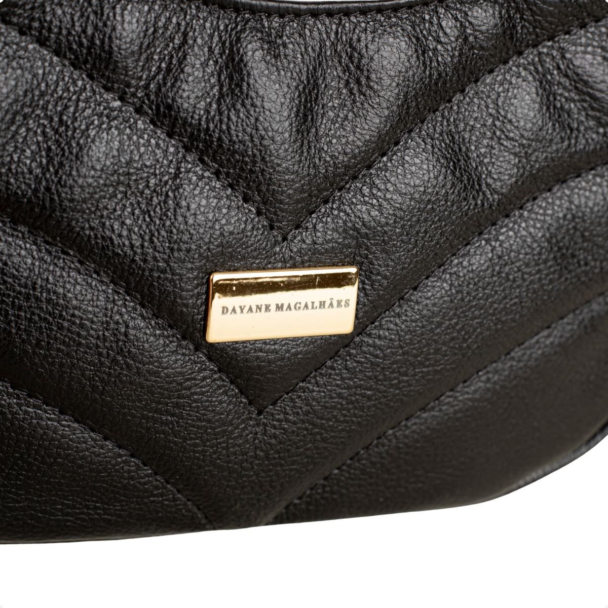 Bolsa Shoulder Matelassê Preta Dm Preto 3