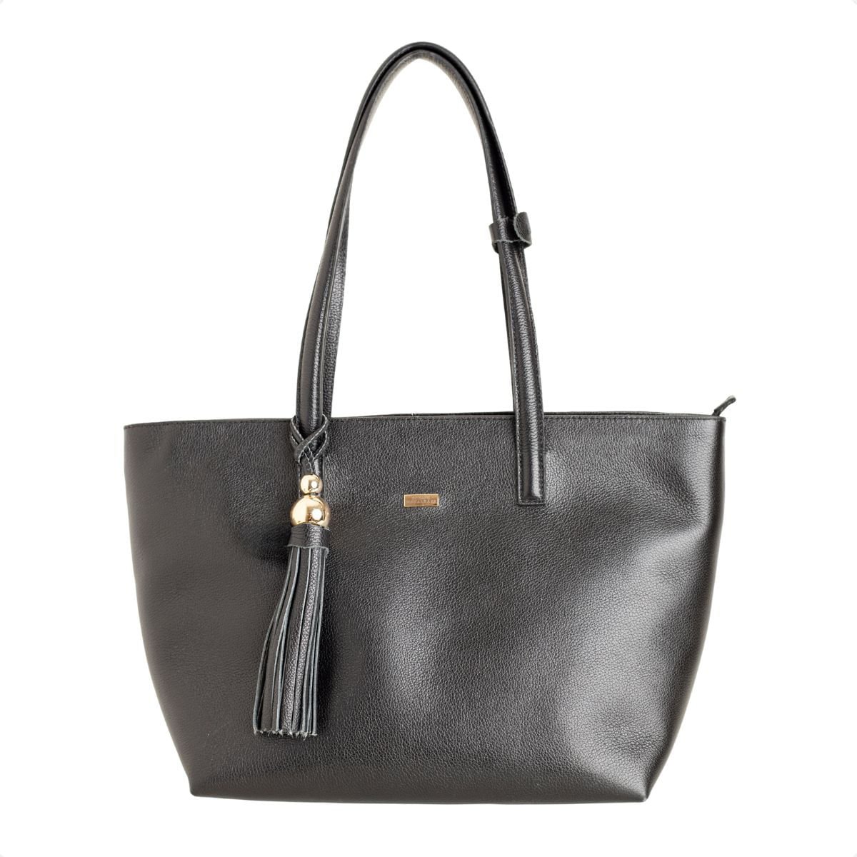 Bolsa Tote Dm Tassel Preta