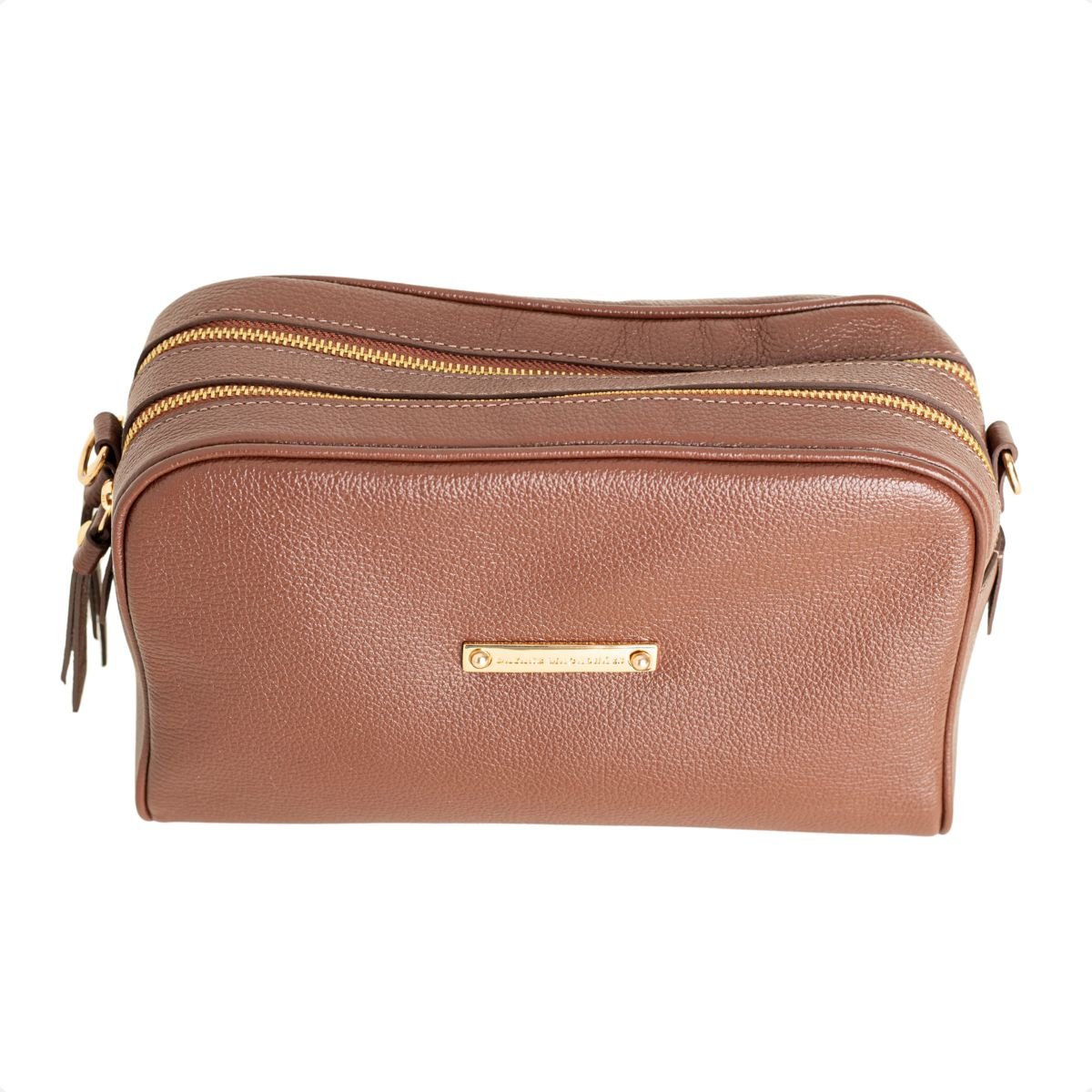Bolsa Tiracolo Minimal Marrom Dm Marrom 6