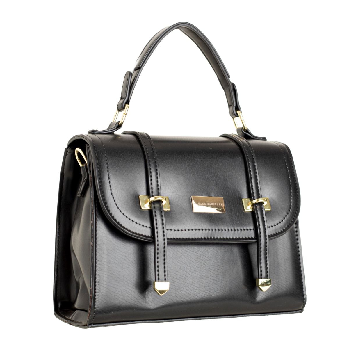 Bolsa Estruturada Preta Dm Preto 2