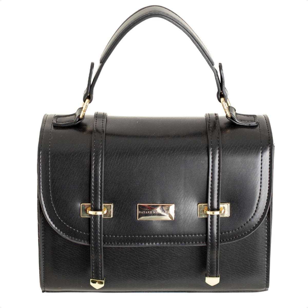 Bolsa Estruturada Preta Dm Preto 6
