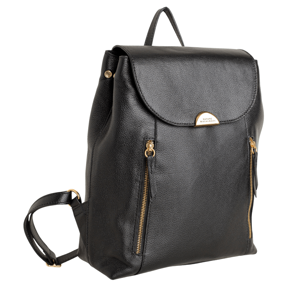 Mochila Dm Preta Média Preto 2