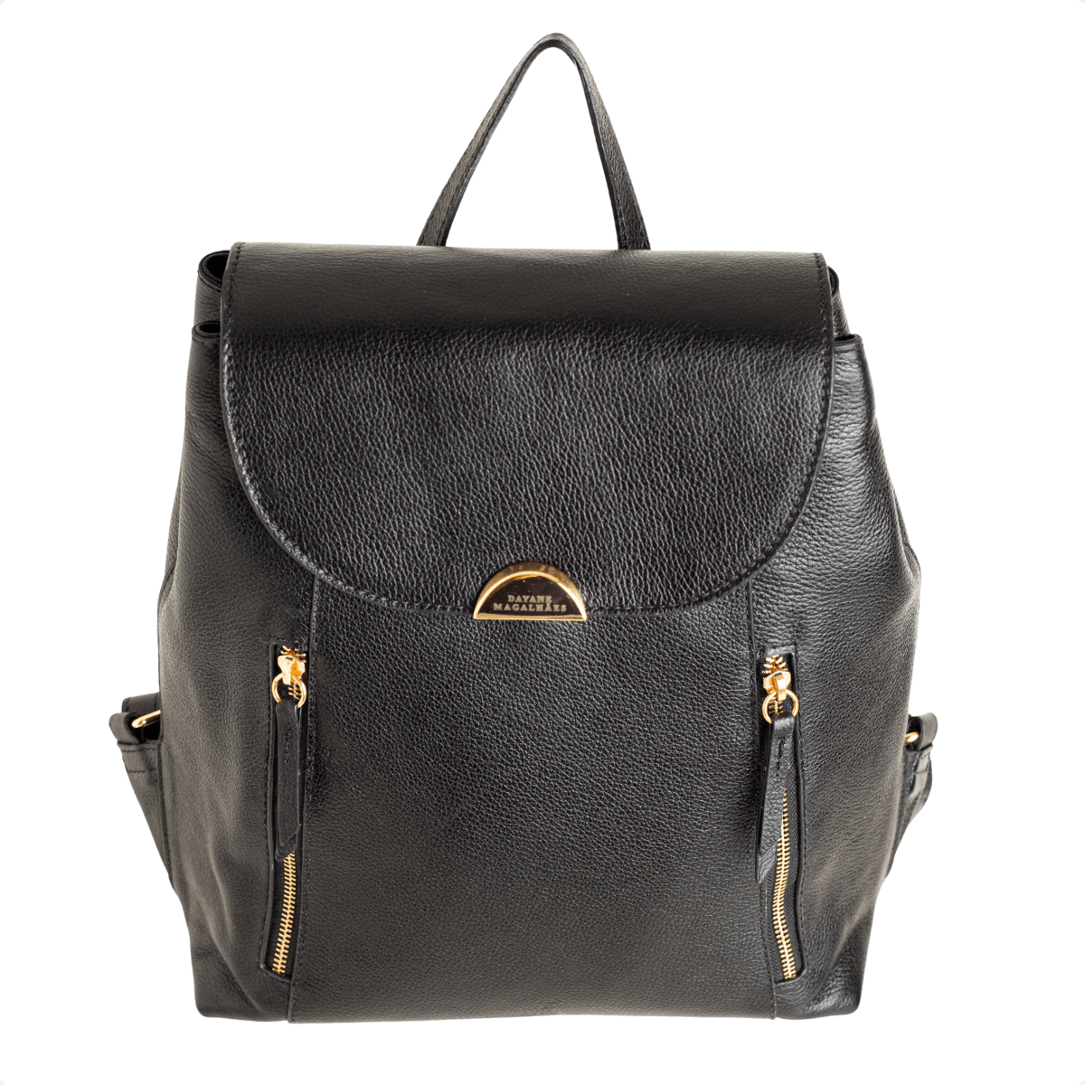 Mochila Dm Preta Média Preto 6