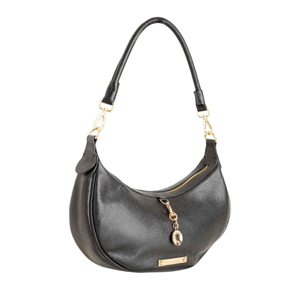 Bolsa Hobo Dm Luna Preta Preto 2