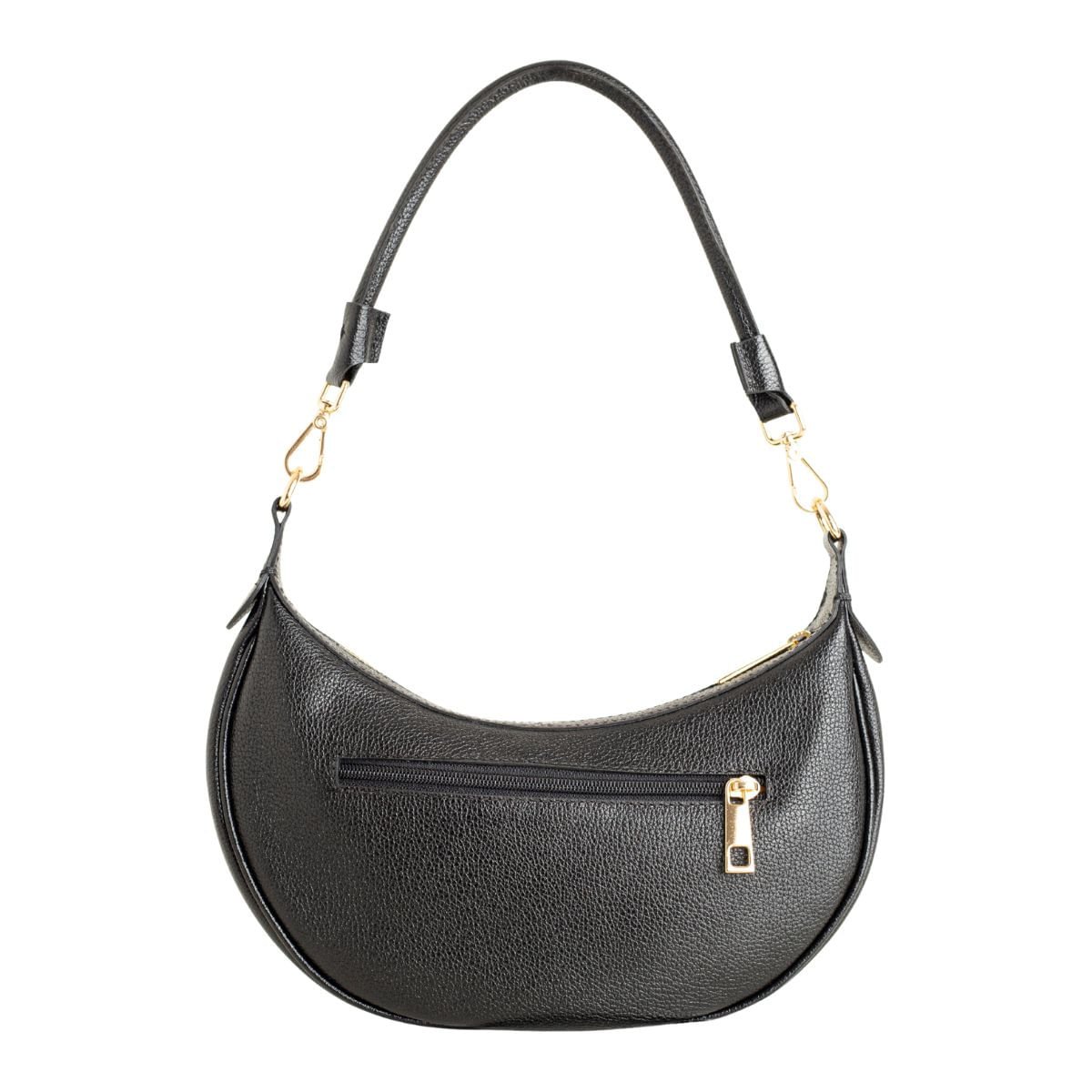 Bolsa Hobo Dm Luna Preta Preto 5