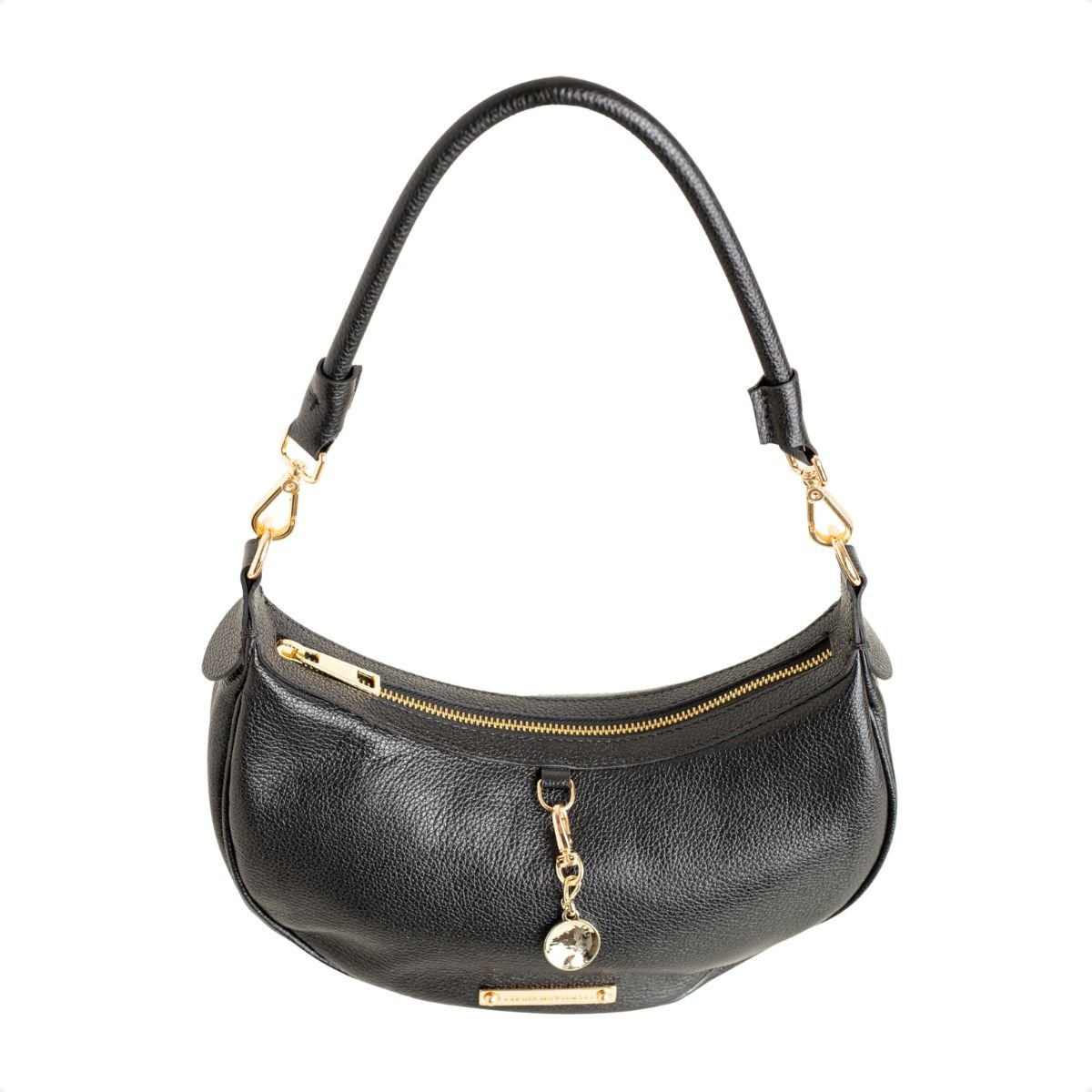Bolsa Hobo Dm Luna Preta Preto 6
