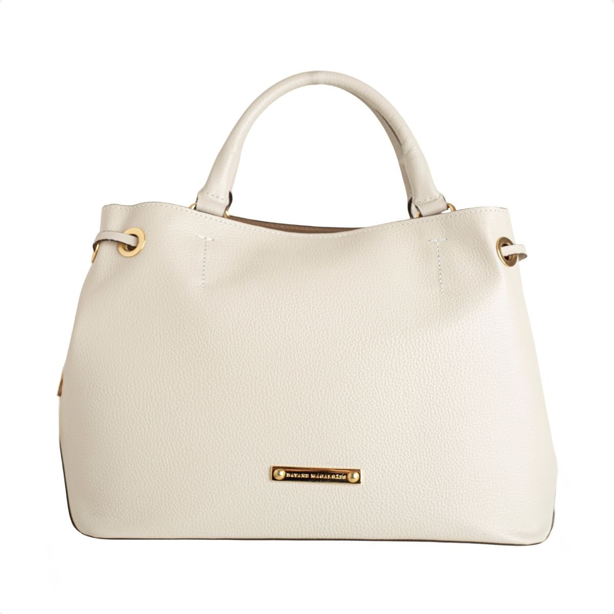 Bolsa Hobo Off White Dm