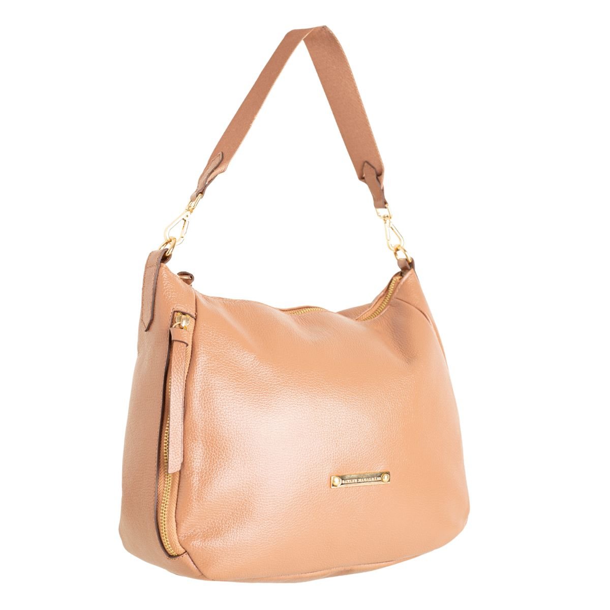 Bolsa Shoulder Dm Soft Nude Bege 2