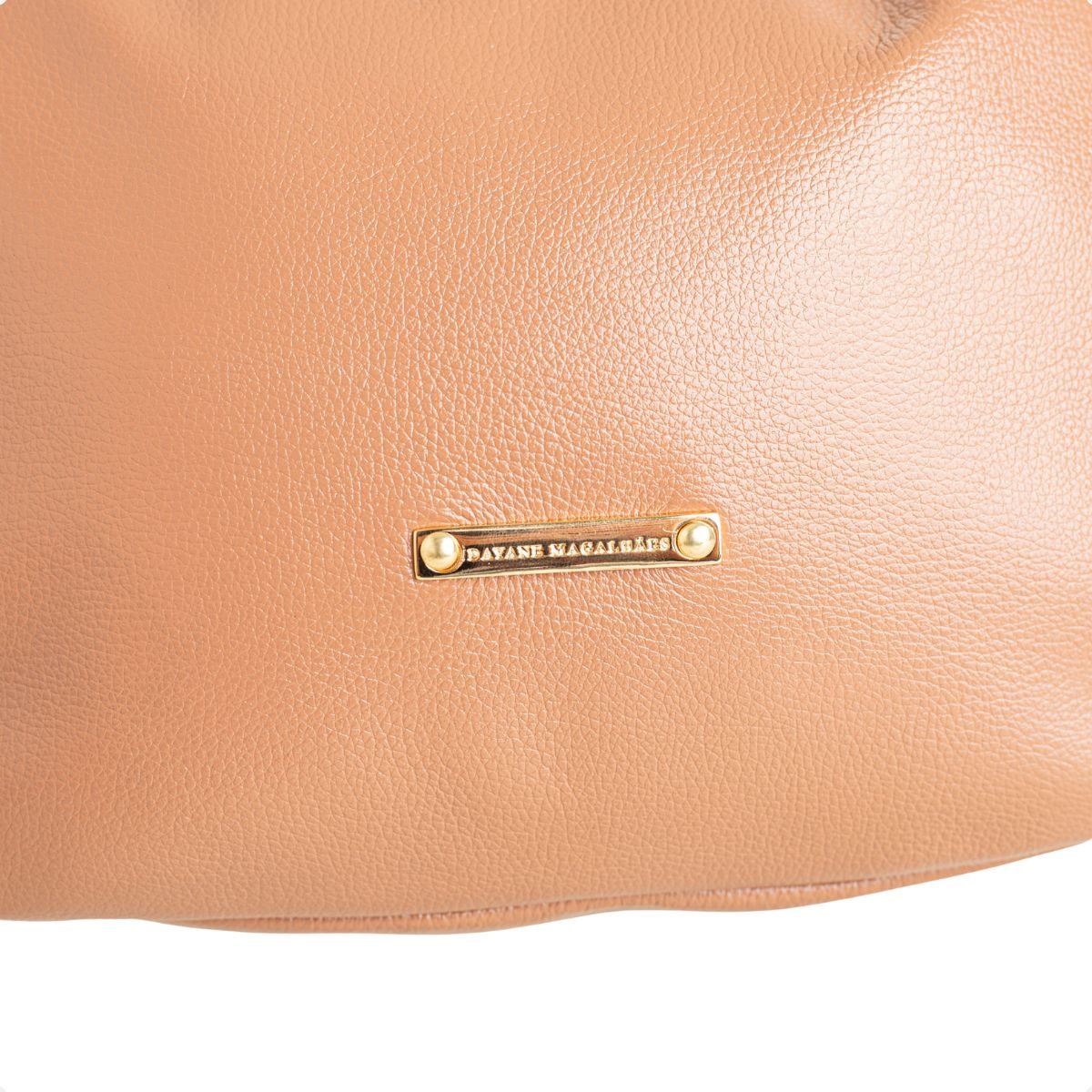 Bolsa Shoulder Dm Soft Nude Bege 3