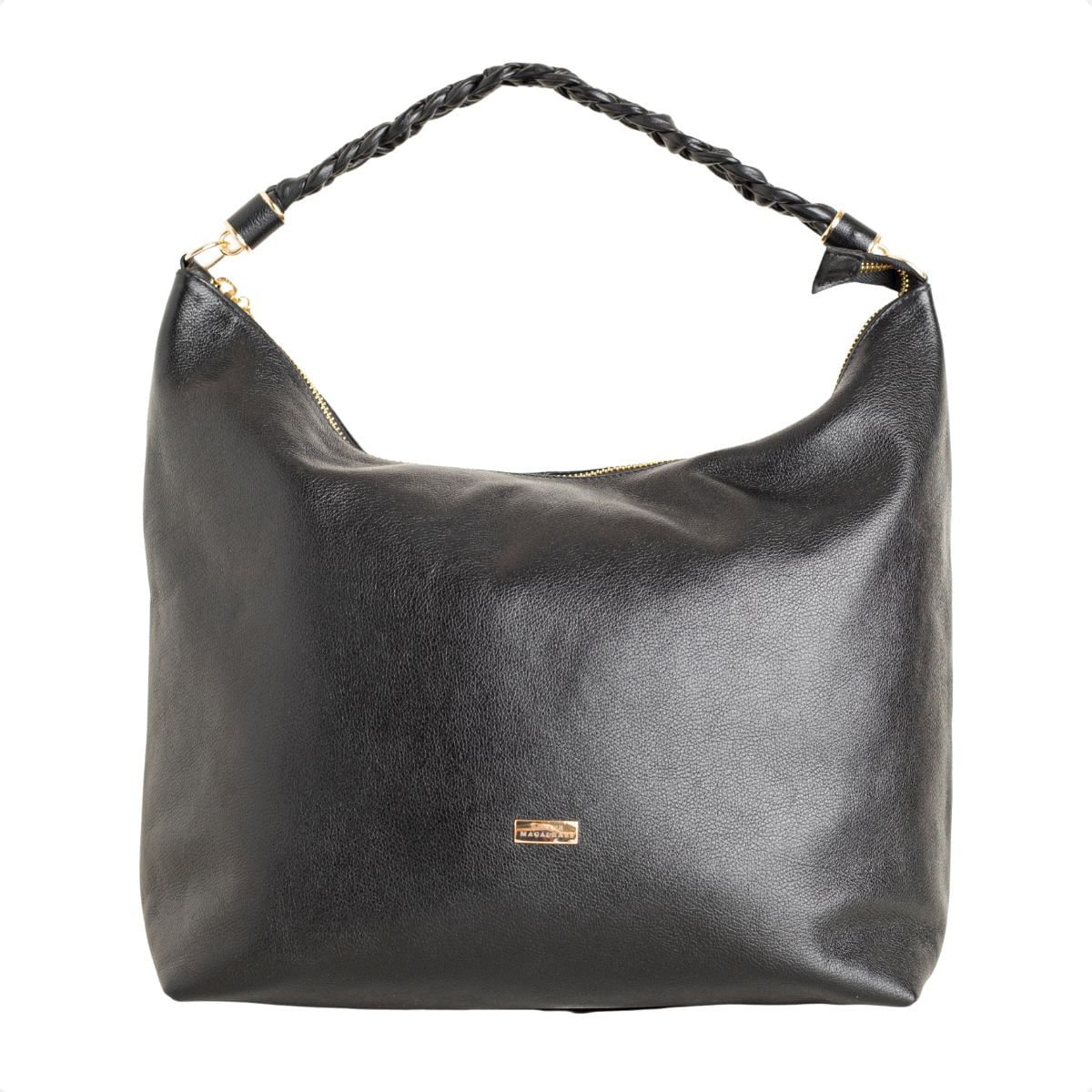 Bolsa Hobo Dm Soft Preta Preto 1