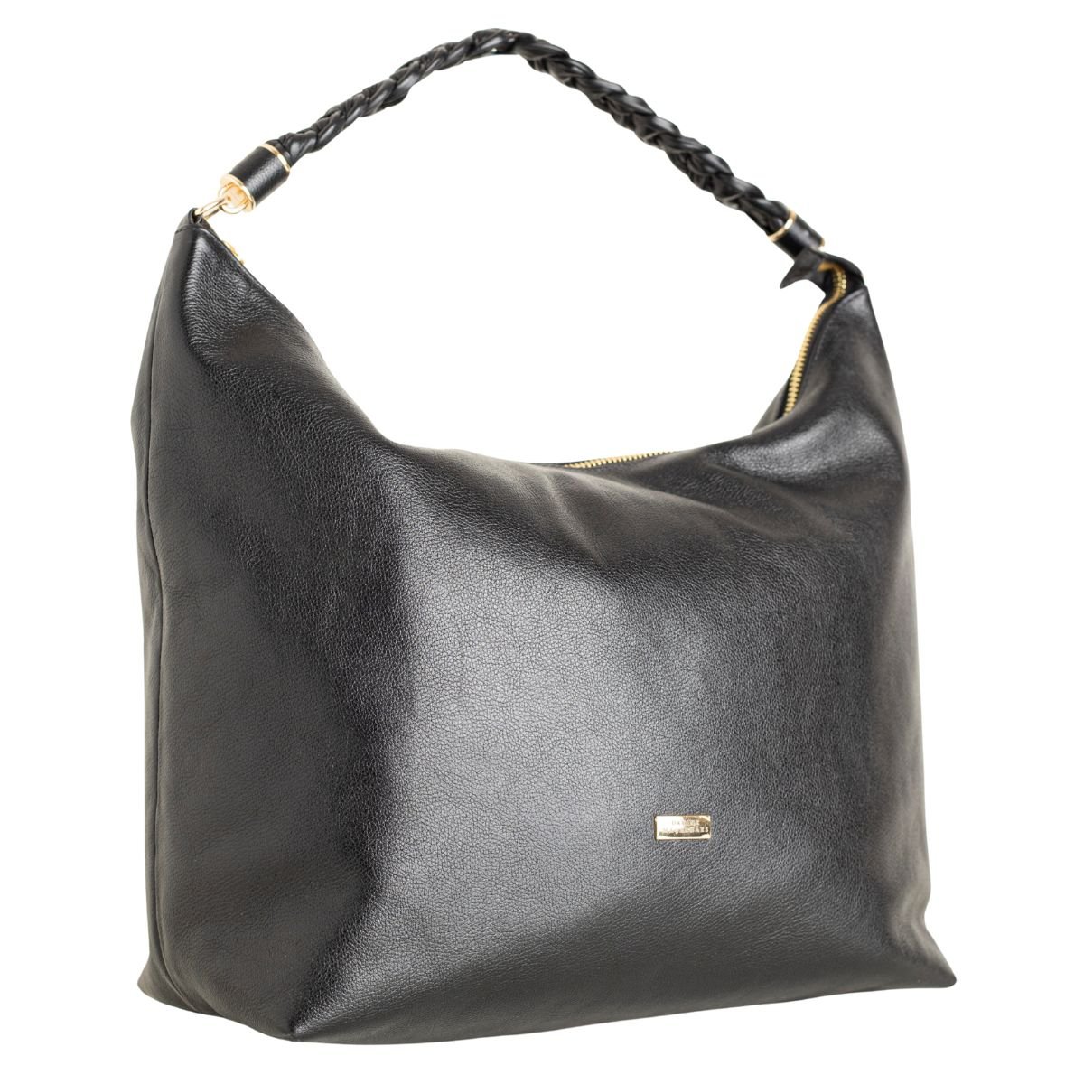 Bolsa Hobo Dm Soft Preta Preto 2
