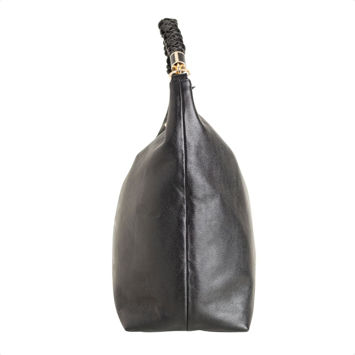 Bolsa Hobo Dm Soft Preta Preto 4