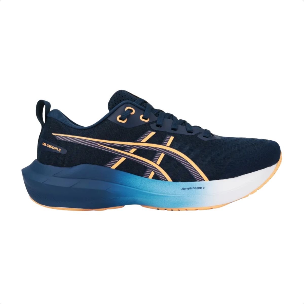 Tênis Running Masculino Asics Gel-Shogun 8 Azul E Laranja