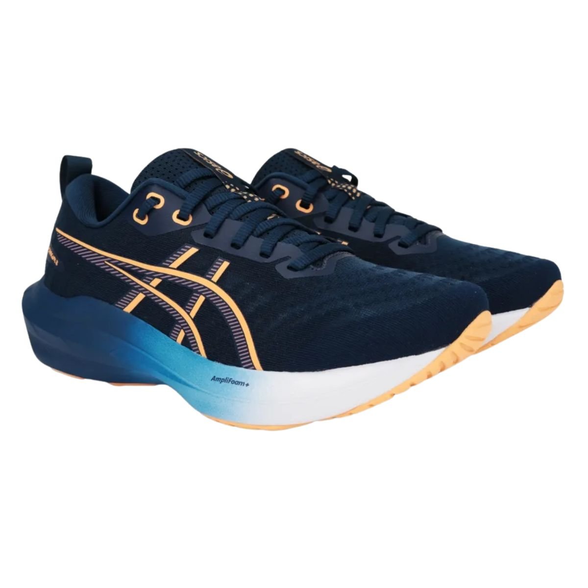 Tênis Running Masculino Asics Gel-Shogun 8 Azul E Laranja Azul 2