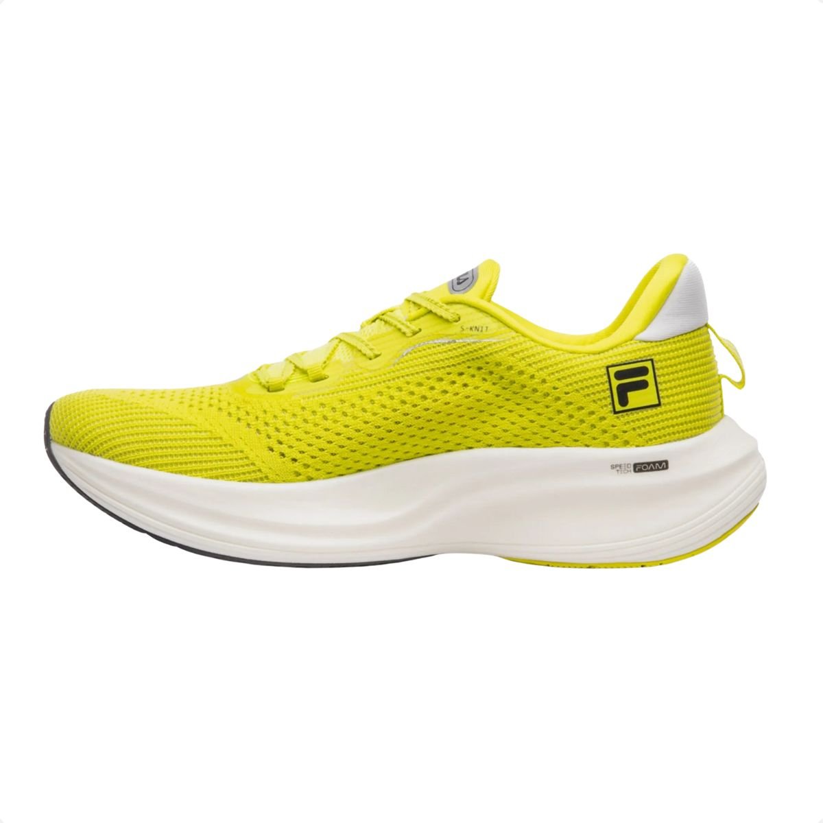 Tenis Running Masculino Fila Racer Speedzone Limão/Preto 4