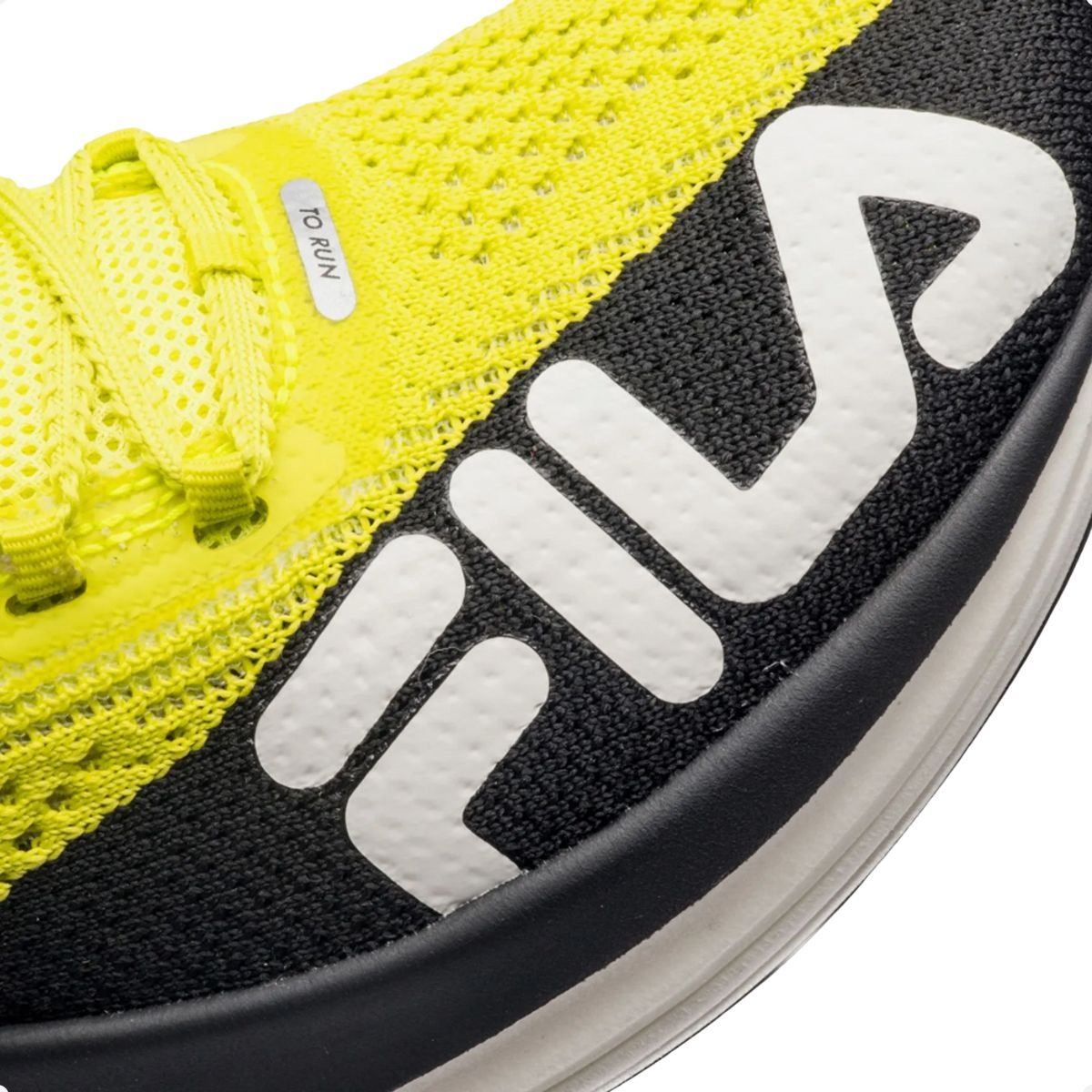 Tenis Running Masculino Fila Racer Speedzone Limão/Preto 7