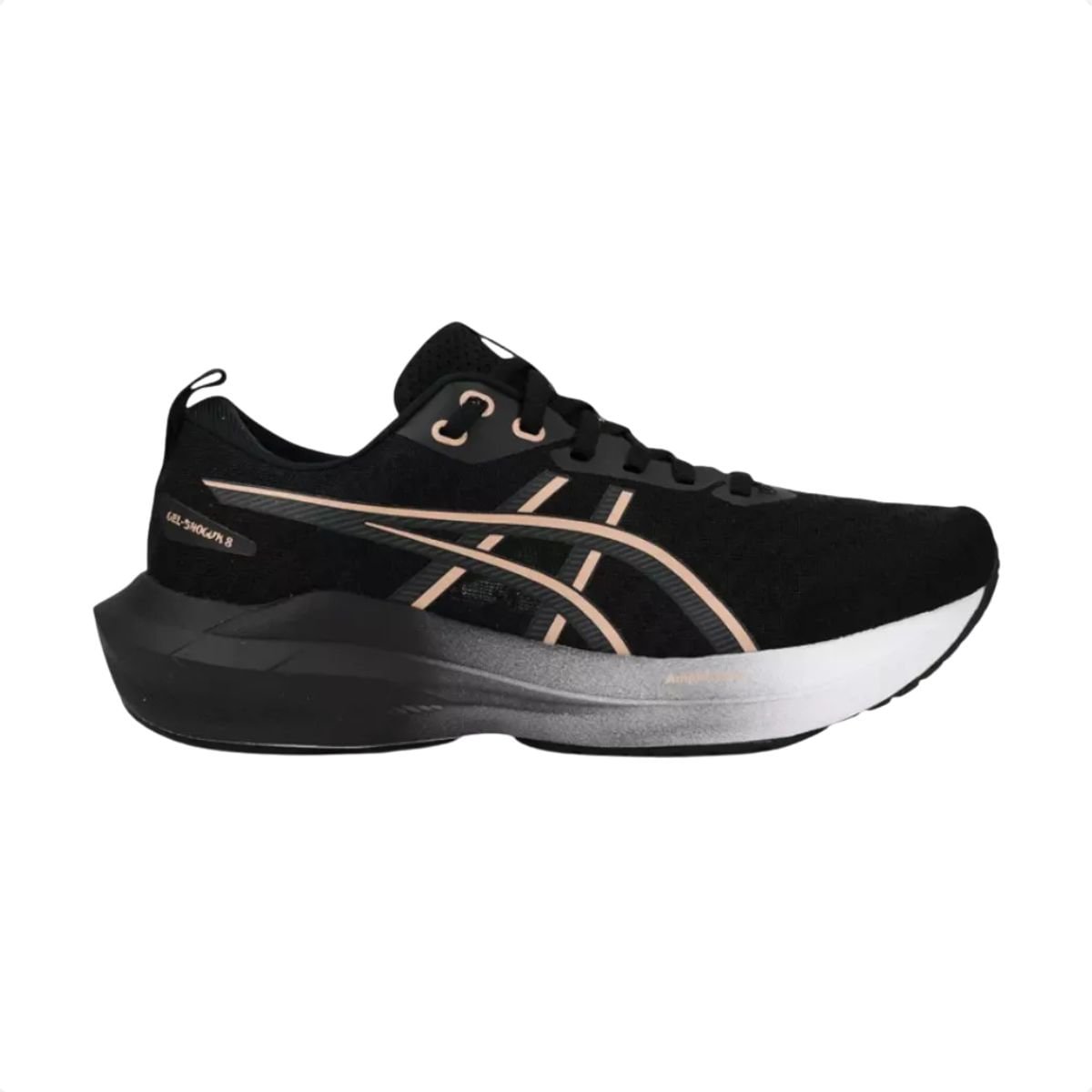 Tênis Running Feminino Asics Gel-Shogun 8 Preto