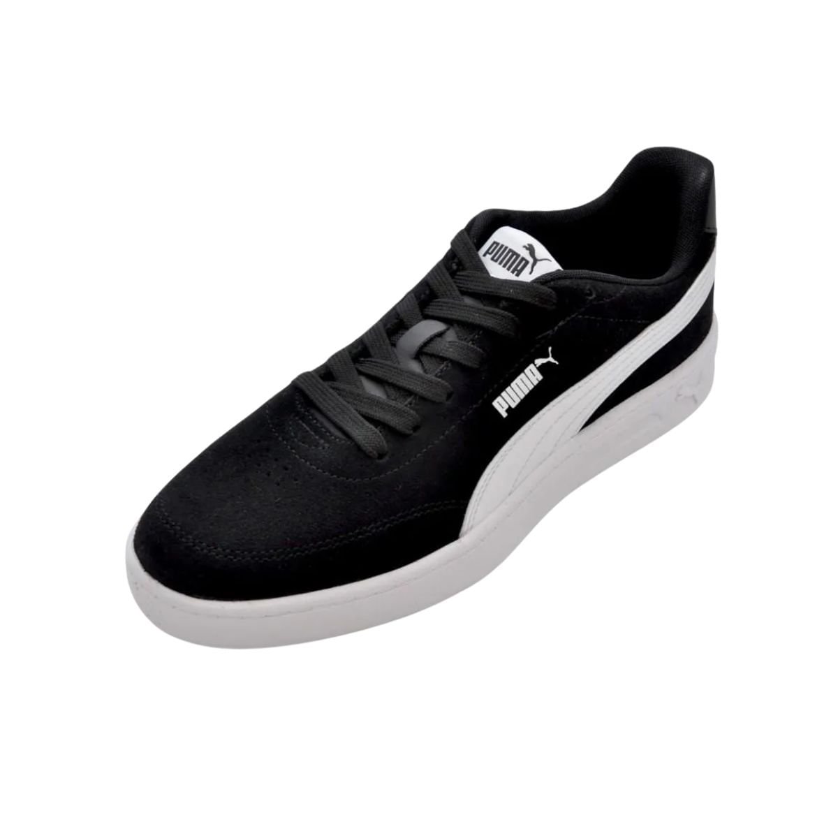 Tênis Casual Masculino Puma Court Classic Clean Sd Preto Preto/Branco 4