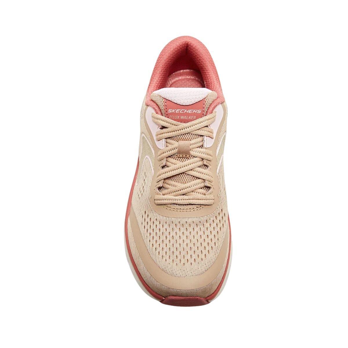 Tênis Corrida Feminino Skechers De Lux Walker 2.0 Rosa Bege/Rosa 3