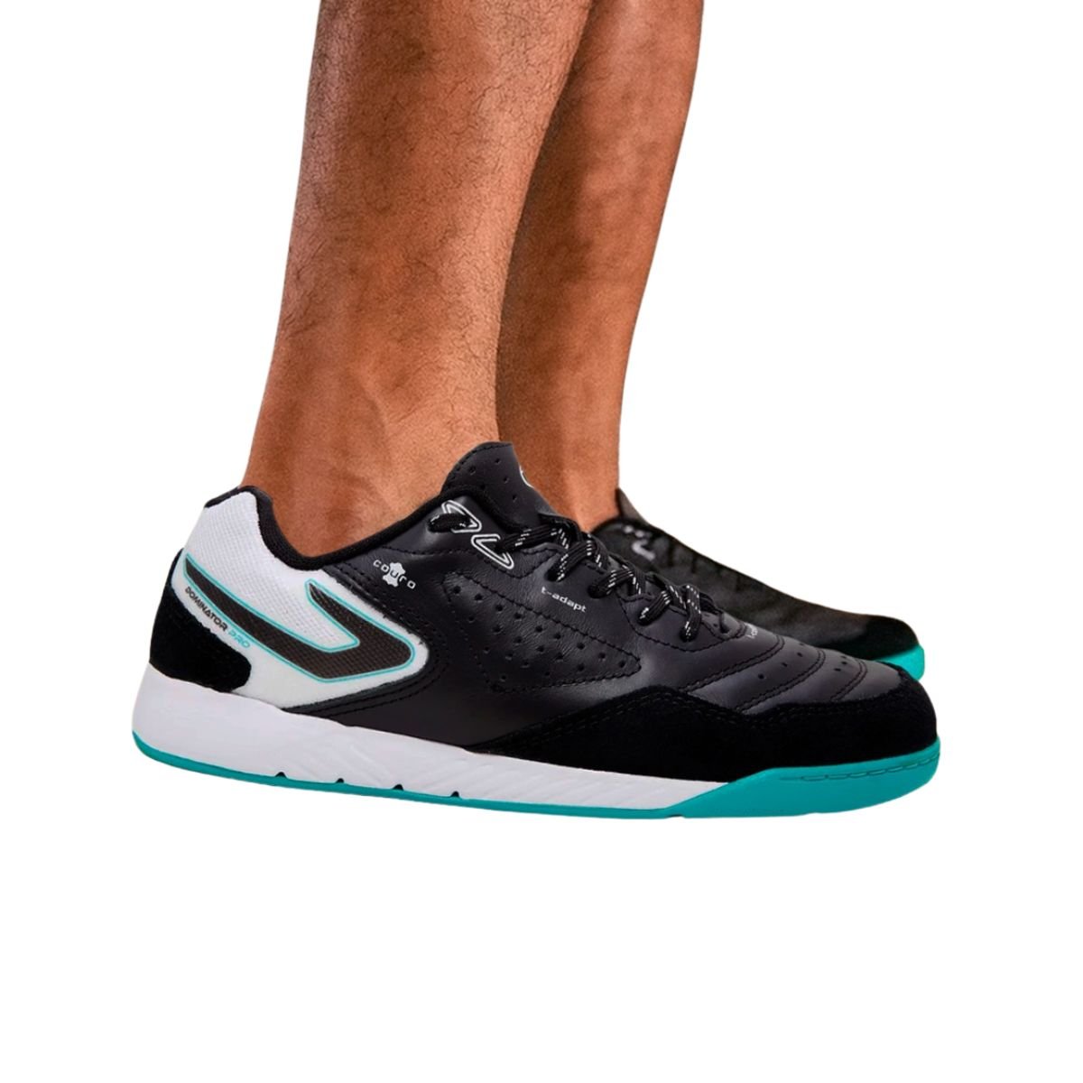 Chuteira Indoor Masculina Topper Dominator Pro V Preta Preto 5