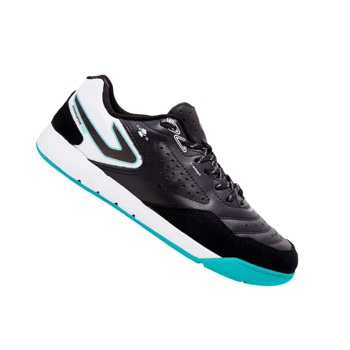 Chuteira Indoor Masculina Topper Dominator Pro V Preta Preto 7