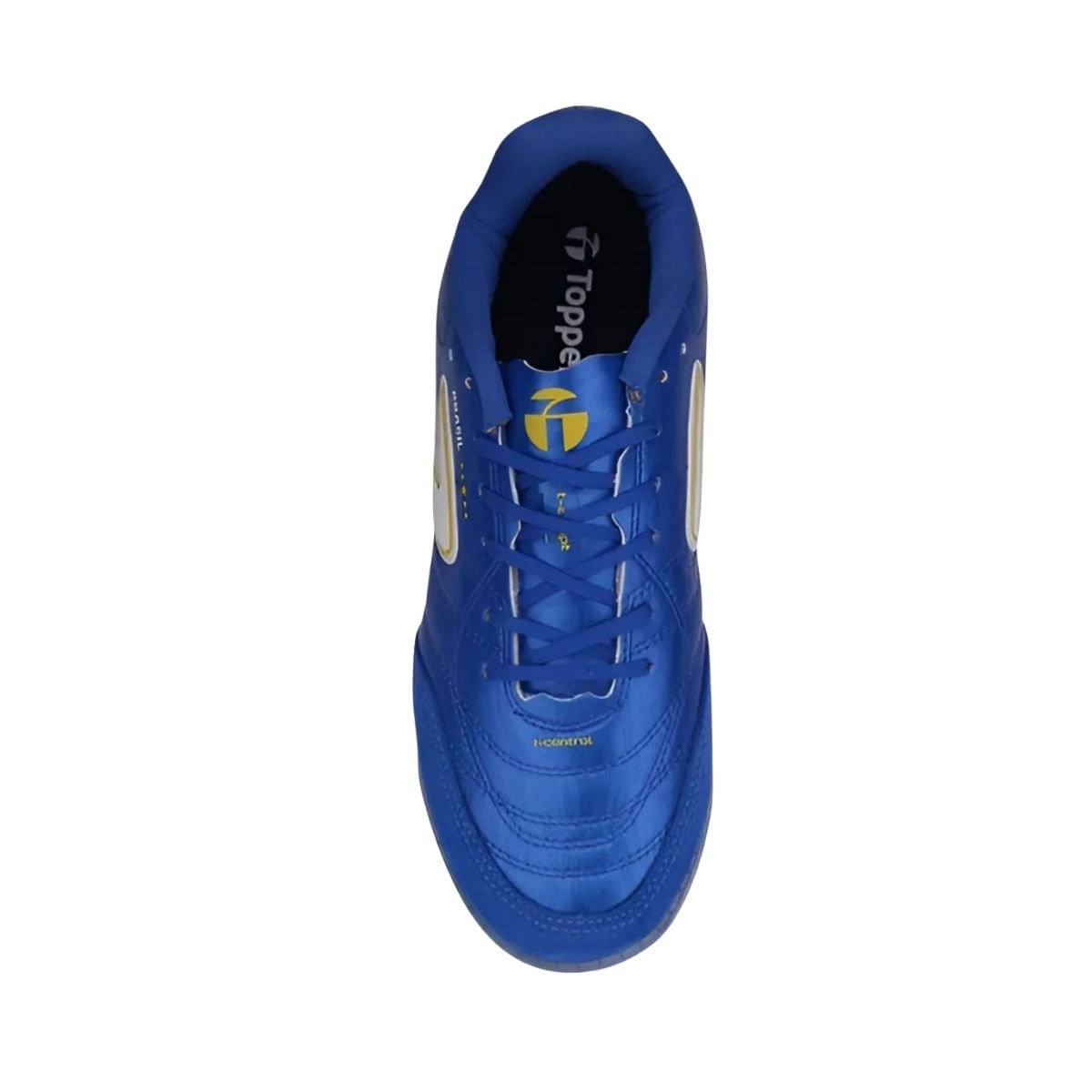 Chuteira Indoor Masculina Topper Maestro Club V Azul Azul/Branco/Amarelo 2