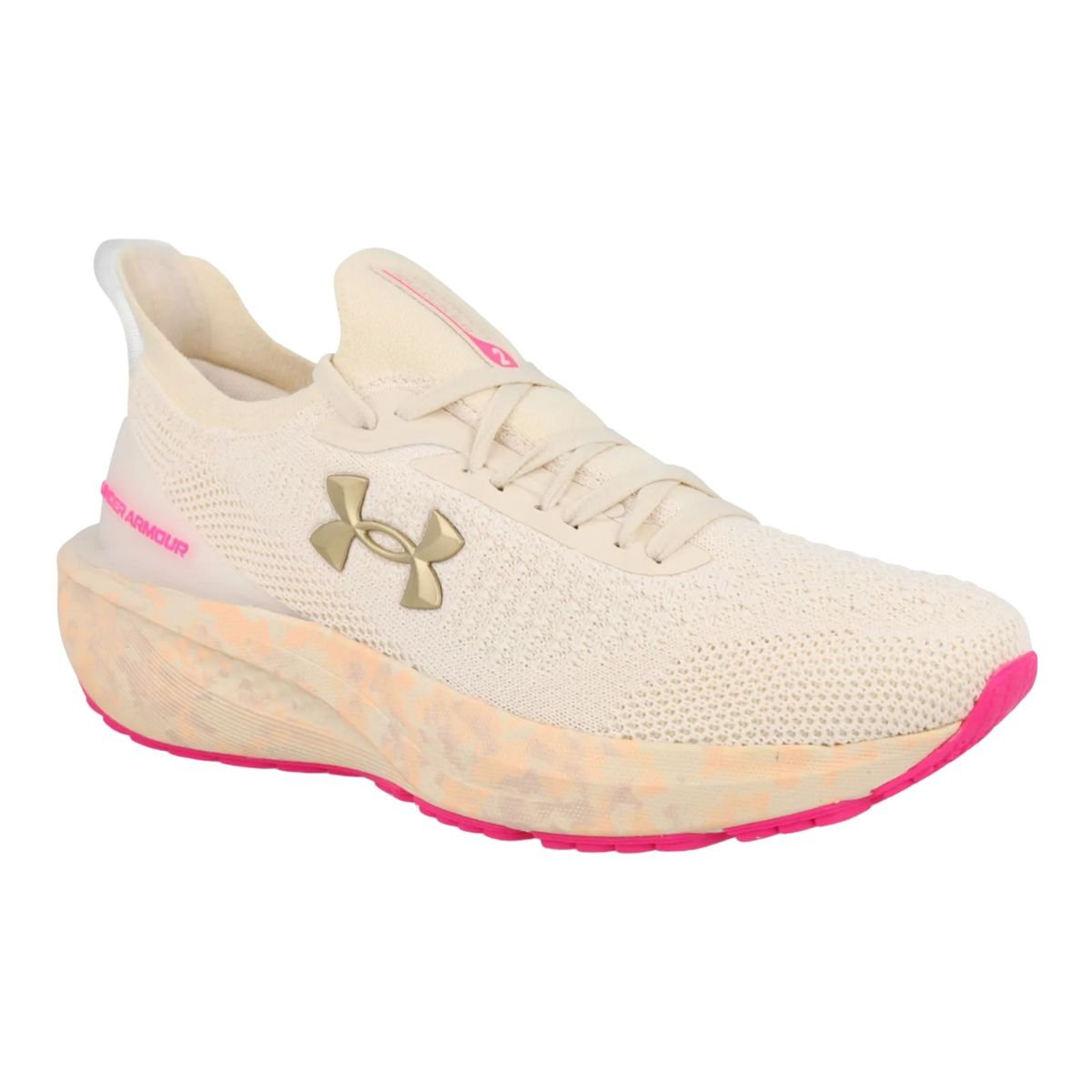 Tênis Corrida Feminino Under Armour Quicker 2 Rosa Rosa 2