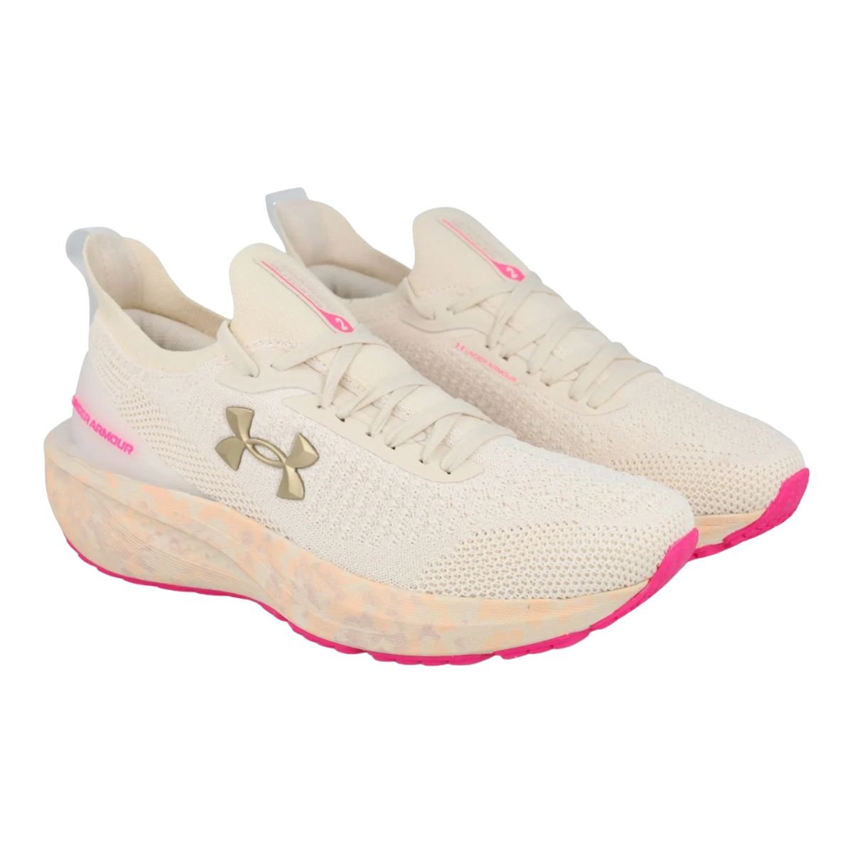 Tênis Corrida Feminino Under Armour Quicker 2 Rosa Rosa 3