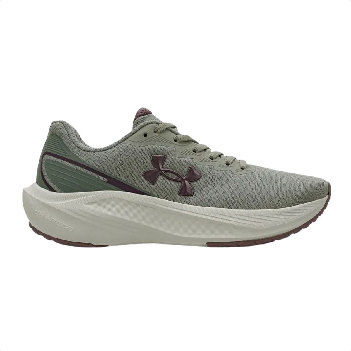 Tênis Corrida Feminino Under Armour Wing 2 Verde Verde/Roxo 1