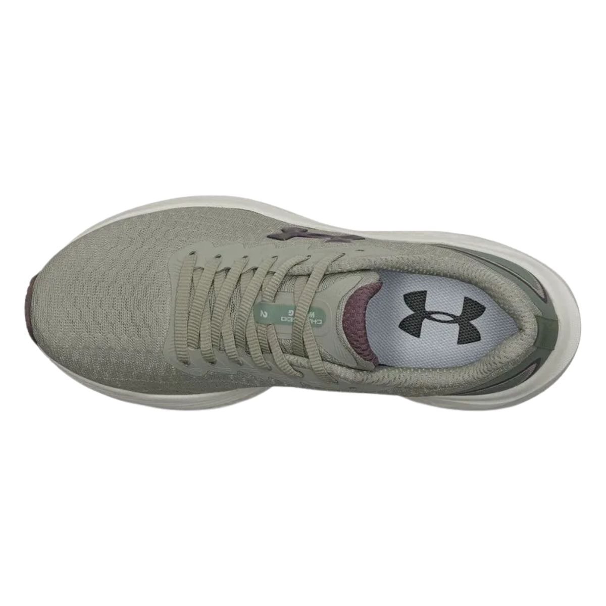Tênis Corrida Feminino Under Armour Wing 2 Verde Verde/Roxo 3