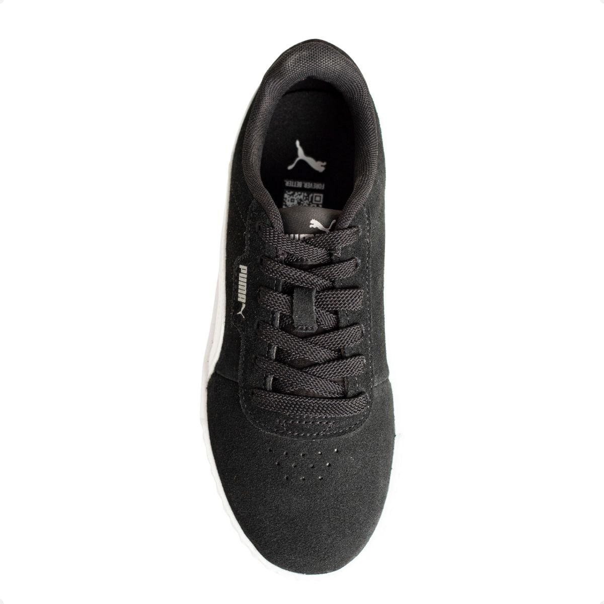 Tenis Casual Feminino Casual Puma Carina 3.0 Sd Bdp Preto/Branco 6