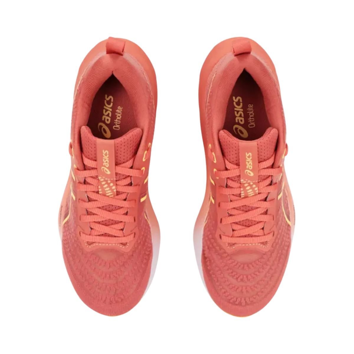 Tênis Running Feminino Asics Gel-Shogun 8 Laranja Salmão/Amarelo 3