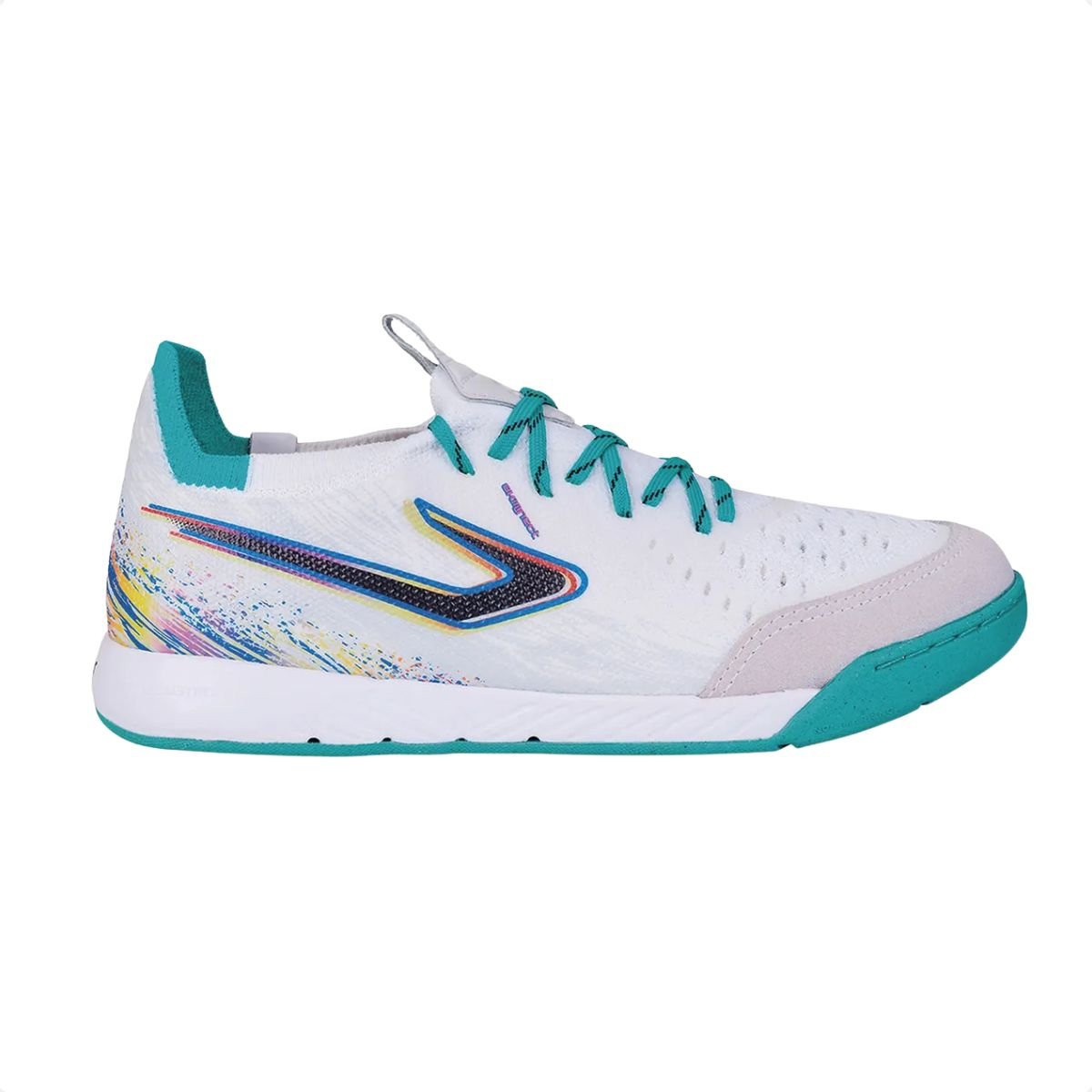 Chuteira Indoor Masculina Topper Dominator Fuse Ii Branca