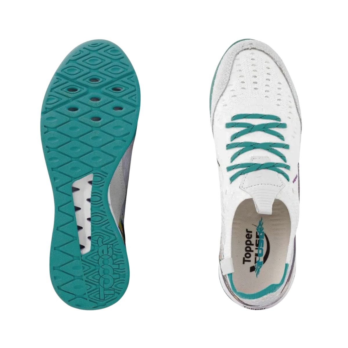 Chuteira Indoor Masculina Topper Dominator Fuse Ii Branca Branco 3